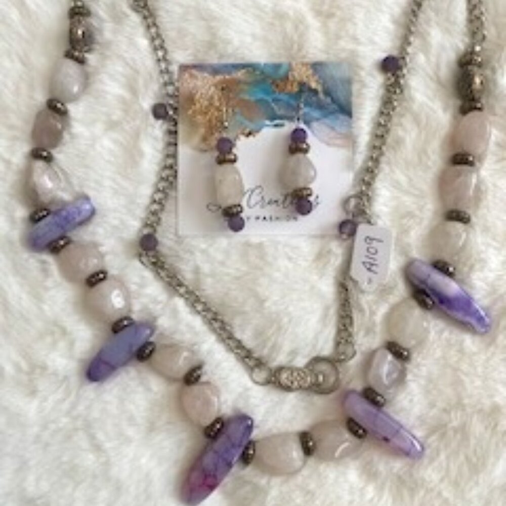 Necklace and Earrings Custom Made